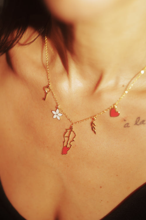 5 Charms Janoub Necklace