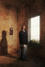 Janoubiya long sleeve oversized tshirt