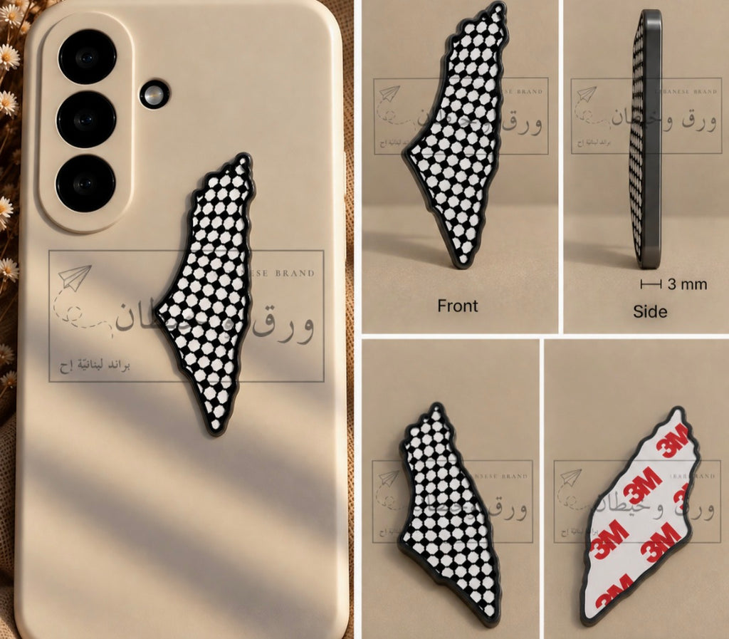 Metal phone stickers