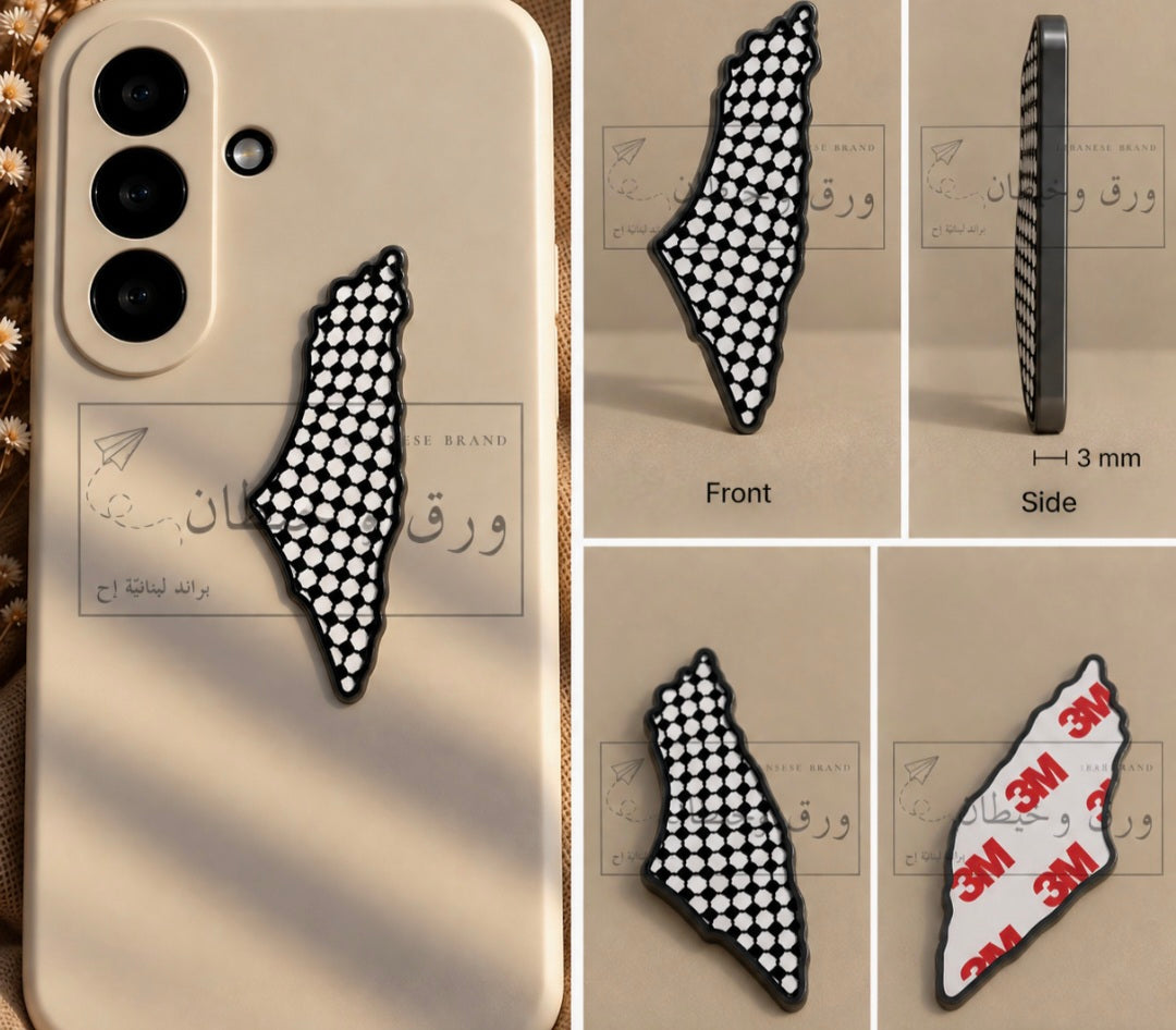 Metal phone stickers
