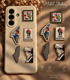 Metal phone stickers